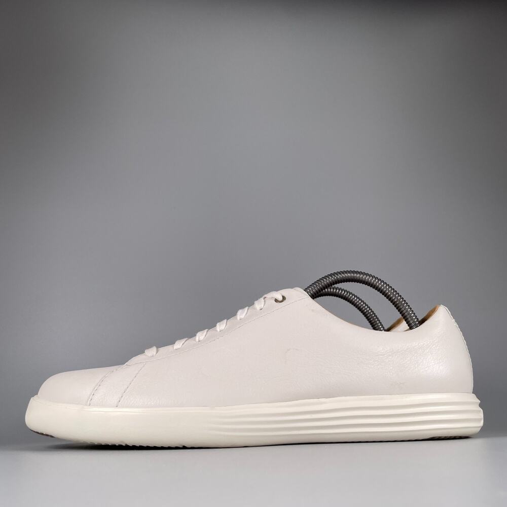 Cole Haan Grand OS Crosscourt Men's 9.5 M White Sneakers Low Top Shoe Casual GUC